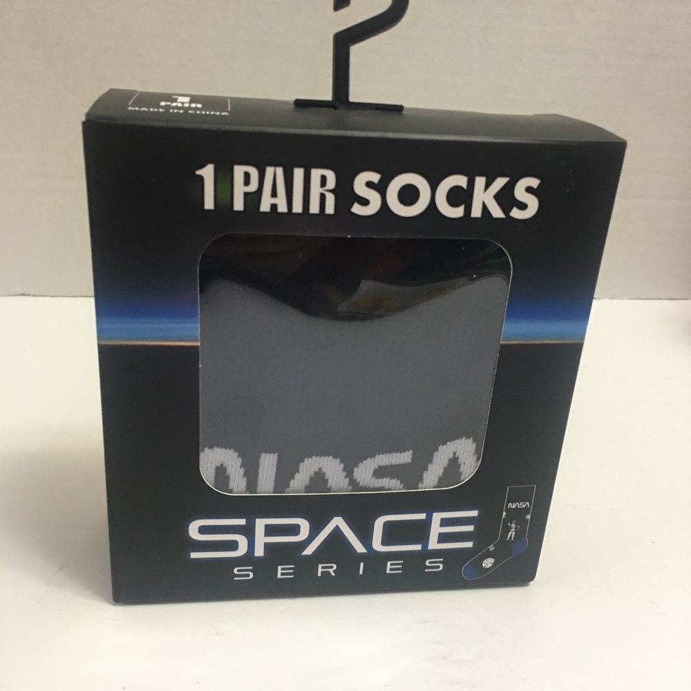 NASA Gray Socks